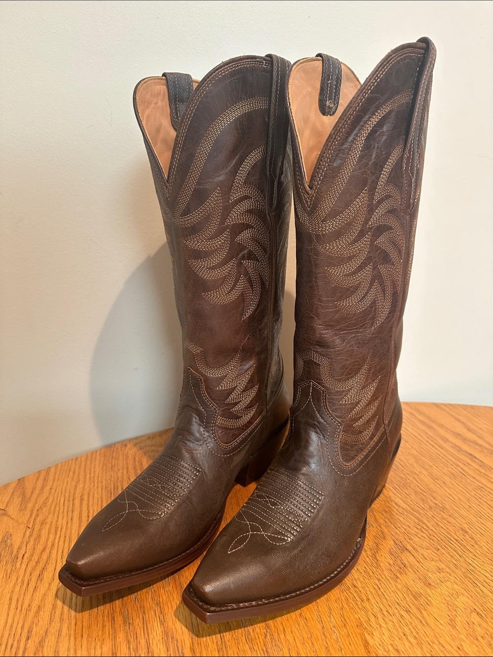 Tecovas—The Annie Cafe—Women’s Dark Brown Leather Western Boots
